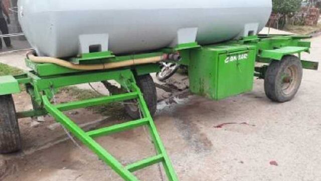 Falleció en el accidente la mujer que conducía su motocicleta.