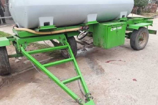 Falleció en el accidente la mujer que conducía su motocicleta.