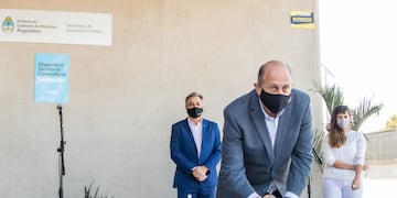 Santiago Cafiero junto con el gobernador Perotti inauguraron el DIAT en Rafaela