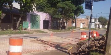 Trabajos en Maggi y Lisandro de la Torre