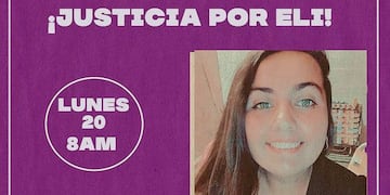 La consigna es simplemente "¡Justicia por Eli!"
