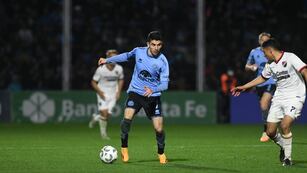 Belgrano en su partido ante Newell's por la tercera fecha de la Copa de la Liga 2023. (Facundo Luque / La Voz).