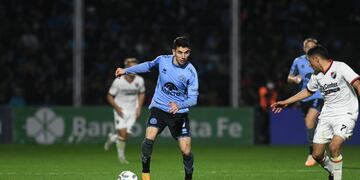 Belgrano en su partido ante Newell's por la tercera fecha de la Copa de la Liga 2023. (Facundo Luque / La Voz).