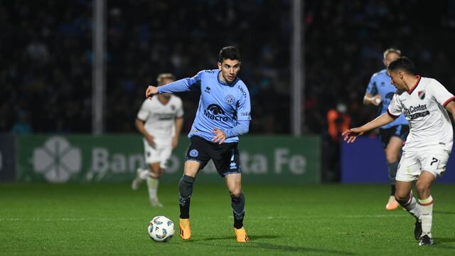Belgrano en su partido ante Newell's por la tercera fecha de la Copa de la Liga 2023. (Facundo Luque / La Voz).