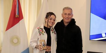 Jazmín Aragón y Esteban Avilés.