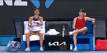 "Nachu" y su pareja tuvieron dos match point a favor en el desempate. (ESPN)