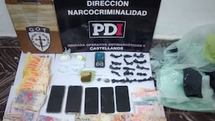 Frontera: material de narcomenudeo secuestrado