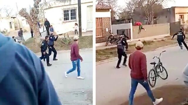 Represión policial en Villa Nueva: efectivos abren fuego contra un grupo de vecinos.