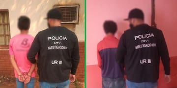 Terminaron detenidos tras intentar robarle un motovehículo a un hombre.