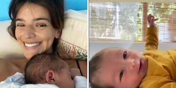 Calu Rivero celebró el primer mes de vida de Tao mostrando cuánto creció.