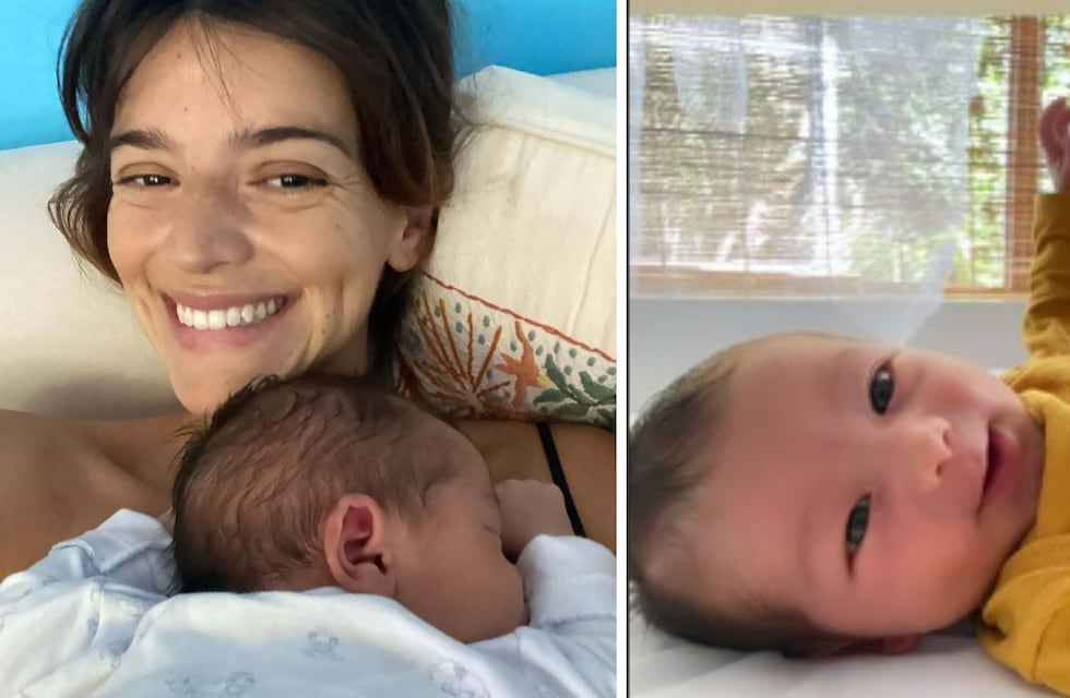 Calu Rivero celebró el primer mes de vida de Tao mostrando cuánto creció