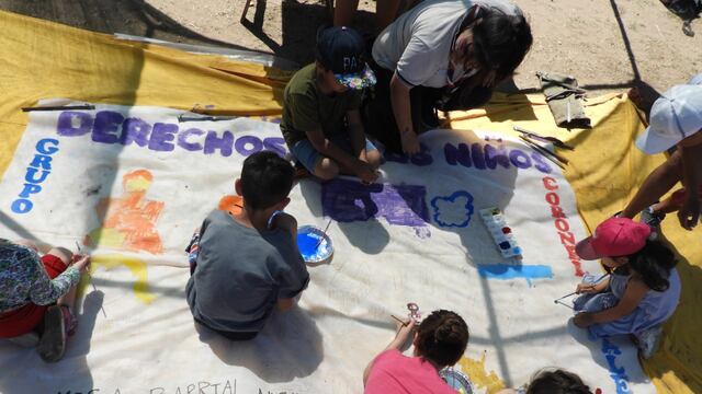 Hubo festejos por los Derechos de lo Niños en el Club Argentino de la Nueva Bahía Blanca.