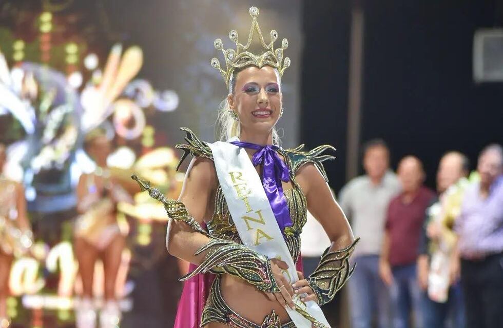 Andi Davrieux es la nueva reina del Carnaval de Gualeguaychú