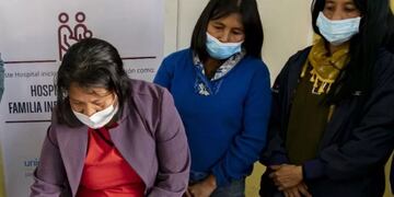 El Hospital SAMIC de Puerto Iguazú se certificará como “Hospital Amigo de la Familia Indígena Mbya Guaraní”. Gentileza: Norma Devechi