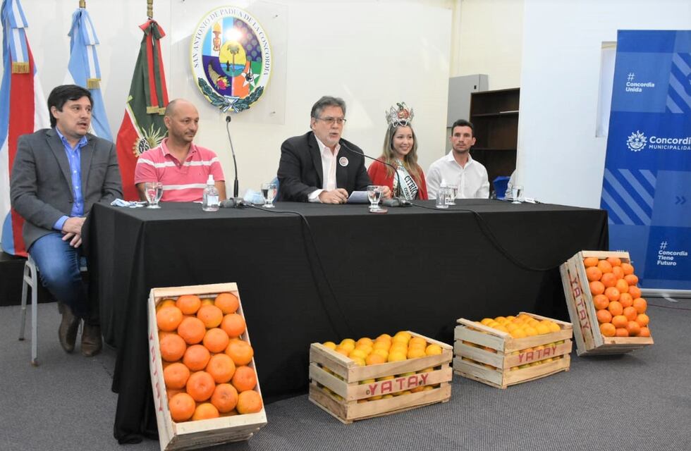 Fiesta de la Citricultura en Concordia: dieron detalles sobre la organización
