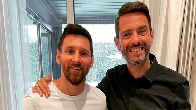 Pablo Giralt y su emoción al entrevistar a Lionel Messi.