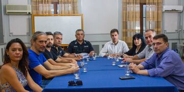 Los concejales de Rafaela se reunieron con la cúpula de la policía