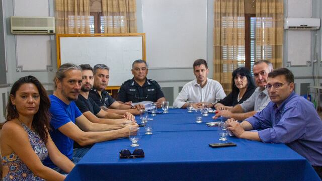 Los concejales de Rafaela se reunieron con la cúpula de la policía