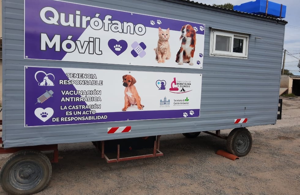 El móvil quirúrgico para la esterilización de mascotas continuará su recorrida por los barrios de Tres Arroyos