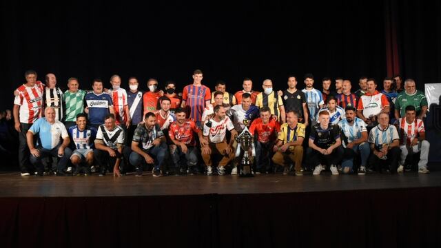 Presentación de la Copa Centenario de la Liga Rafaelina de Fútbol