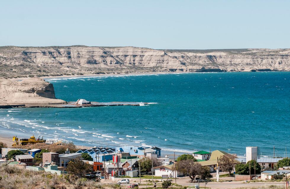 Luego de ser censado, aprovechó el día y fue hasta la costa de Puerto Madryn, donde se llevó una hermosa sorpresa