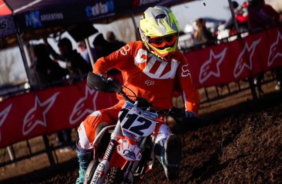 Santino Riba participó de la sexta fecha del Argentino de Motocross