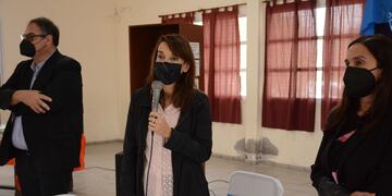 Entregaron barbijos para los colegios de gestión estatal.