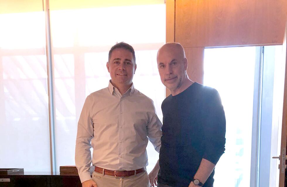 El intendente de Pueblo Belgrano Mauricio Davico se reunió con Larreta