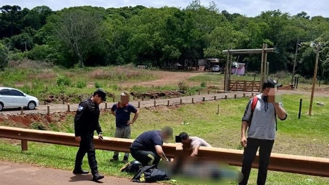 Un motociclista murió tras chocar con una camioneta sobre la Ruta 14 en Salto Encantado.