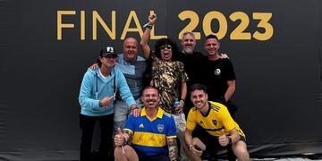 La Mona Jiménez había confesado ser hincha de Boca, pero sorprendió a su nieto con sus declaraciones. (Instagram @soy_carli_jimenez).