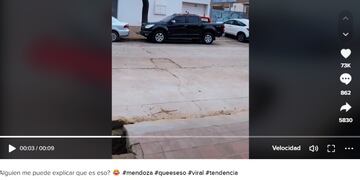 Un auto mendocino con un particular look y mucho glamour se volvió viral.