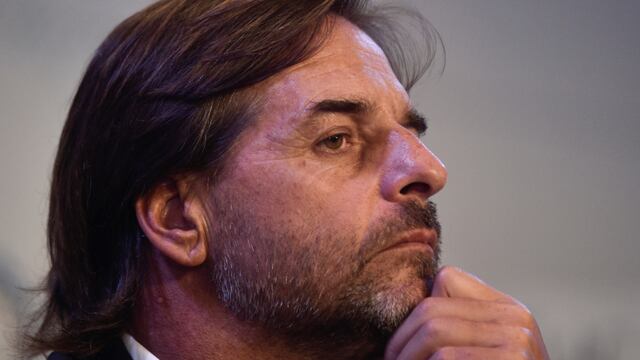 El presidente uruguayo, Luis Lacalle Pou. Foto: AP.