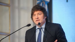 Javier Milei: el candidato que el periodista Jaime Bayly ve como favorito a ganar las elecciones. Foto: Federico López Claro.