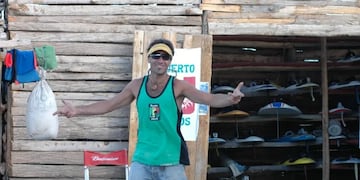 Felipe Lamanuzzi, el fundador de Puesto de Palos, en Cuesta del Viento en San Juan, se defiende.