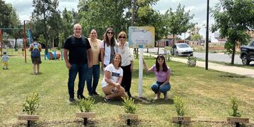Tres Arroyos, Gestándonos en comunidad plantó árboles en la plaza del barrio Villa Italia