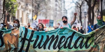 Ambientalistas exigen que se apruebe la Ley de Humedales.
