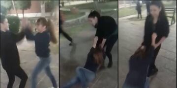 En los últimos meses se repitieron las imágenes de adolescentes sanjuaninos peleando. Imagen de archivo.