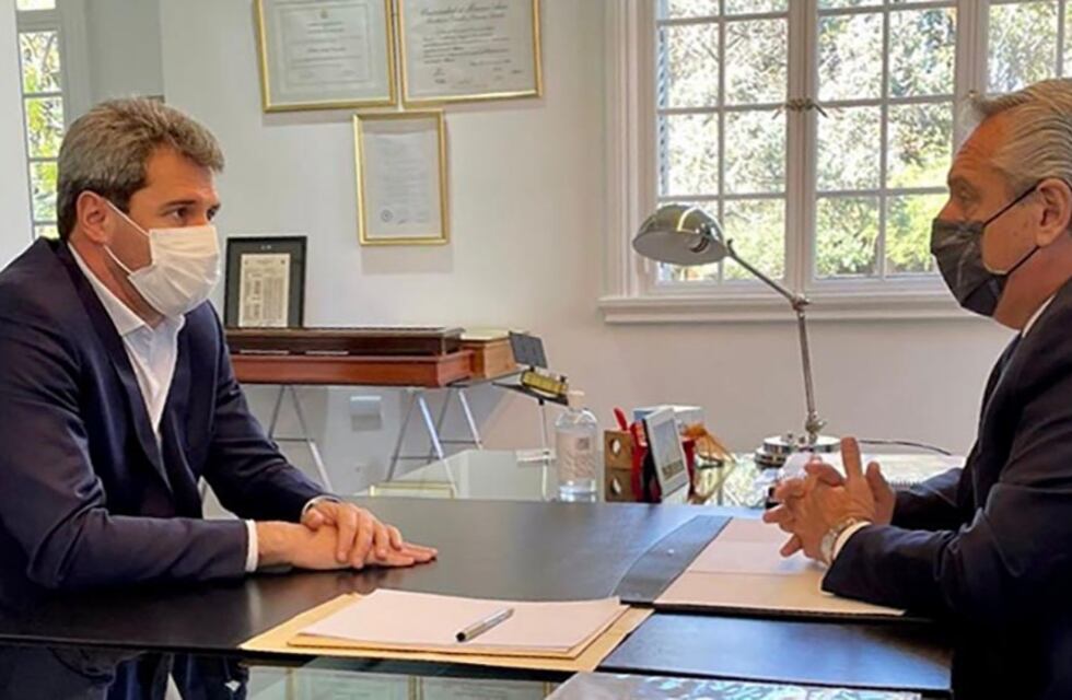 En medio de la tensión, Sergio Uñac se reunió con Alberto Fernández y le brindó su apoyo