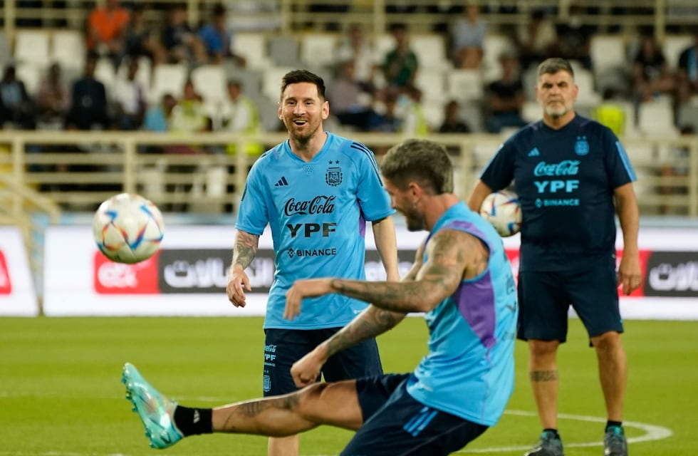 Mundial de Qatar 2022: la Selección Argentina se entrenó a puertas abiertas antes de su último amistoso