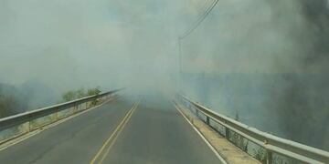 Puente Alvear en Concordia, sumamente afectado.
