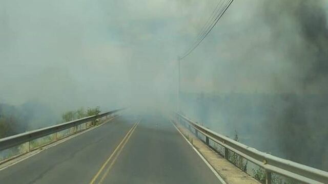 Puente Alvear en Concordia, sumamente afectado.