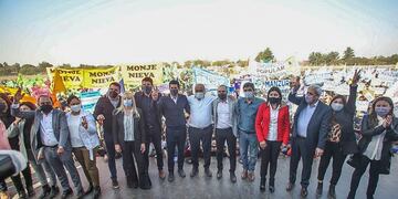 Manzur participó en un acto en el Hipódromo.