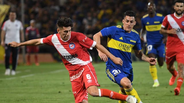 En 2021 tuvo lugar uno de los últimos cruces de Boca y Argentinos por un mata-mata. Foto Marcelo Rolland