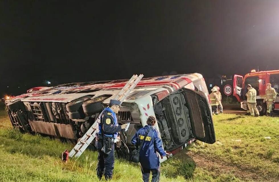 Vuelco de micro en Entre Ríos: se actualizó el estado de salud de los estudiantes