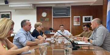 Los concejales se reunieron con Mauro Lobos, delegado regional SADAIC.