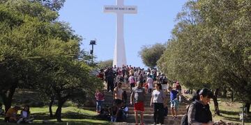 Vía Crucis en el Cerro de la Cruz.