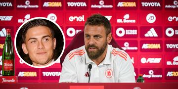 El entrenador de la Roma, Daniele De Rossi, fue contundente sobre la situación de Paulo Dybala.