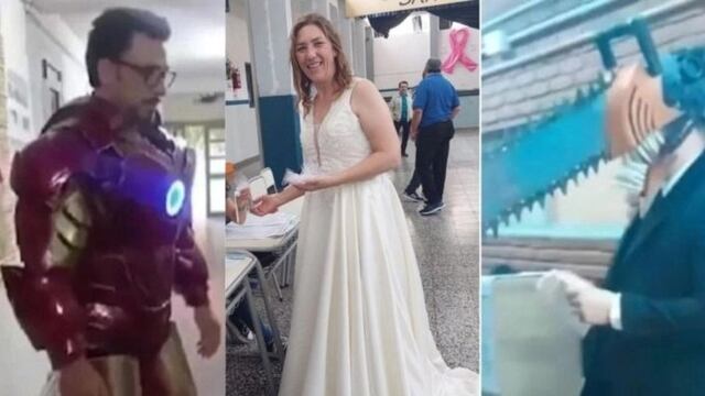 Las perlitas de la elección 2023: el hombre de la motosierra, “Iron Man” y el joven que orinó las boletas.