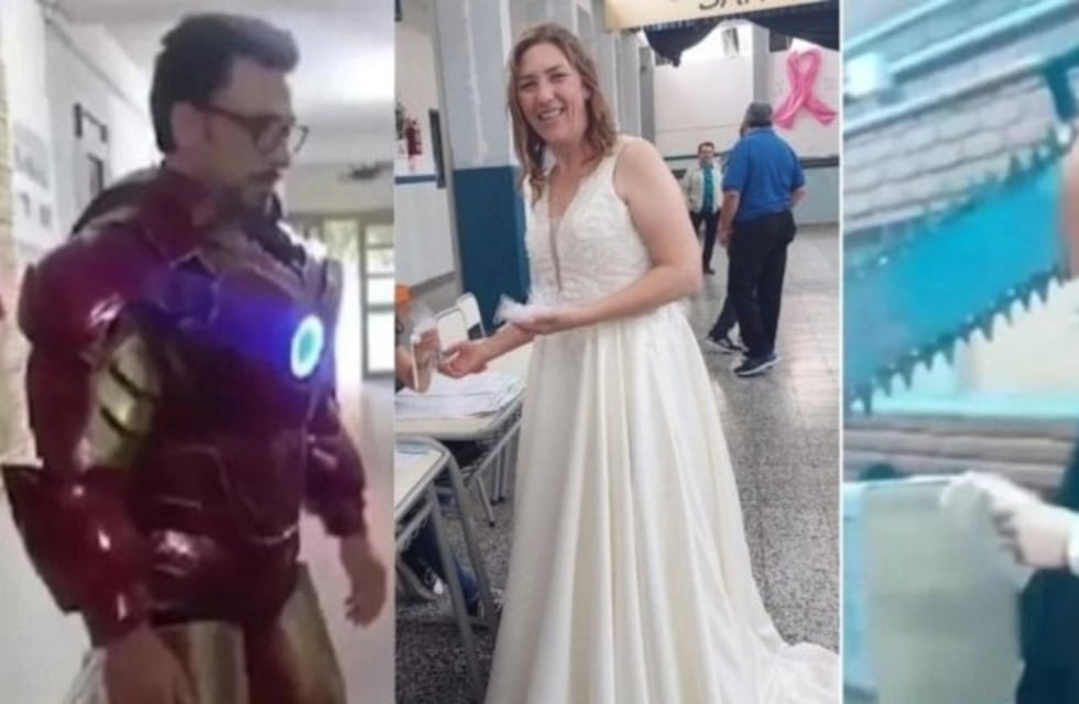 Las mejores perlitas de las Elecciones 2023: el libertario “cabeza de motosierra”, Iron Man y el joven que orinó las boletas