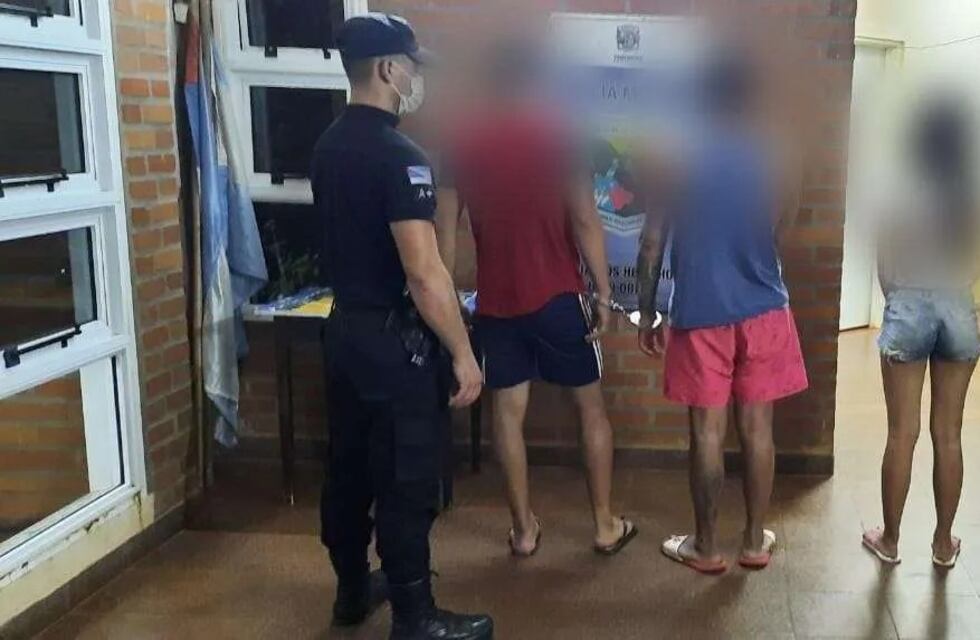Terminaron detenidos tras amenazar a un joven en Los Helechos